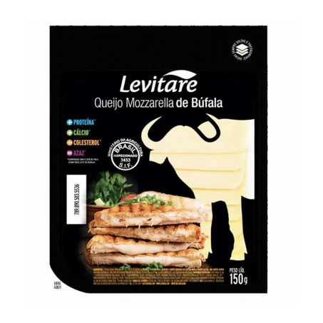 Queijo Mussarela de Búfala Fatiado Levitare 150G