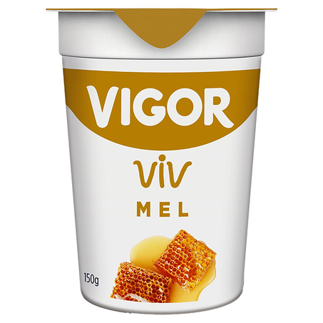Iogurte Vigor Viv 150g - Natural - Mel