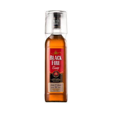 WHISKY MALTE BLACK FIRE COUNTRY 1L C/COP