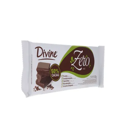 CHOCOLATE BARRA DIVINE ZERO 50% 100G 360-31