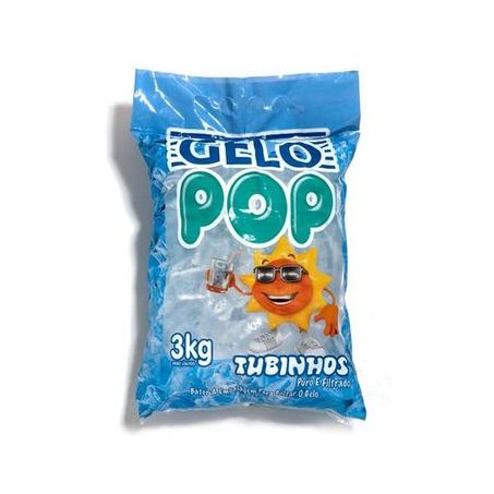 Gelo em cubos Pop 3kg