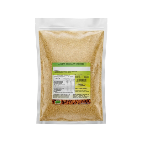 AÇUCAR DEMERARA ORGANICO 1KG