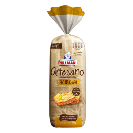 Pão pullman artesano na chapa 500g
