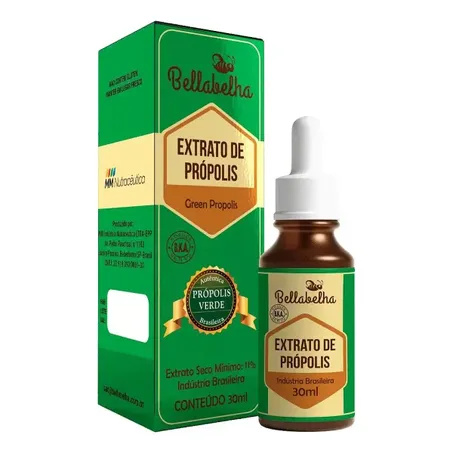 EXTRATO DE PRÓPOLIS VERDE BELLABELHA GOTA 30ML