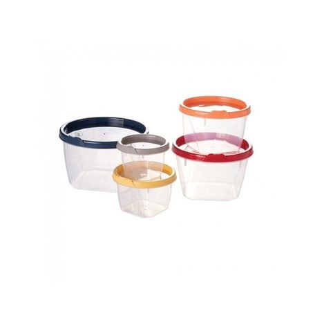 Conjunto pote plasutil conect redondo 5 un