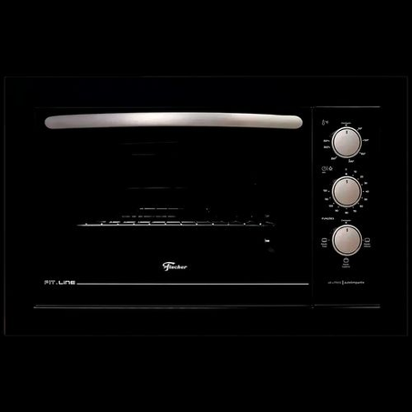 Forno Elétrico de Embutir Fischer 127V - Preto - Capacidade de 48 Litros - Assa, Doura, Tosta, Gratina e Aquece - Ref. 34493-95481