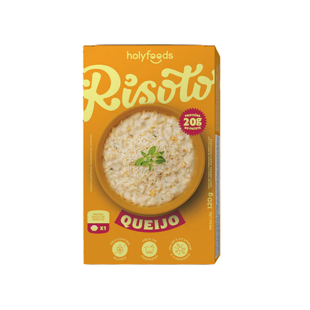 Risoto de Queijo Holyfoods 120g