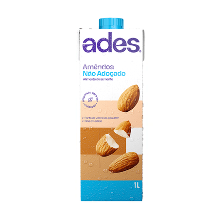 BEBIDA ADES SEEDS AMÊNDOAS NÃO ADOÇADO 1L