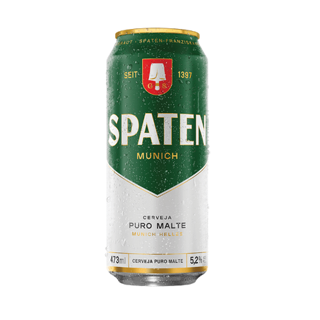 Cerveja Spaten Munich Puro Malte Lata 473ml