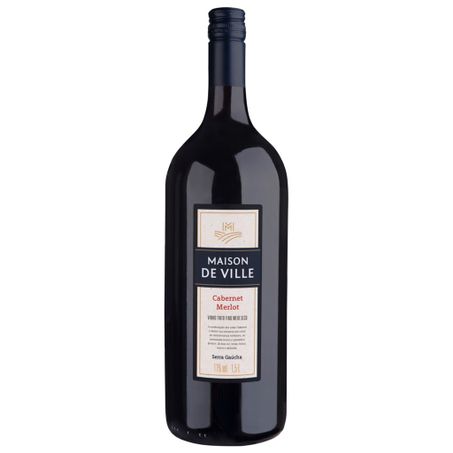 Vinho maison de ville cabernet e merlot 1,5l
