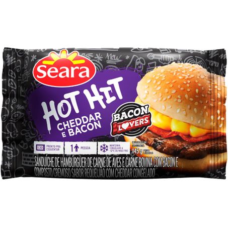Hot hit seara 145g cheddar/bacon