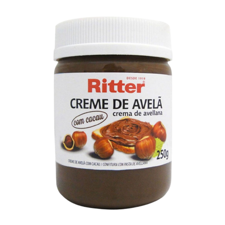Creme De Avelã Ritter Com Cacau Pote 250g 
 