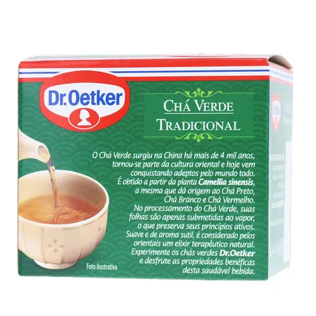 CHÁ DR OETKER VERDE TRADICIONAL SAQUINHO 10UN 360-19
