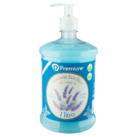Sabonete Líquido Premisse 1 Litro - Eco Blue e Soft - Lavanda - Pump