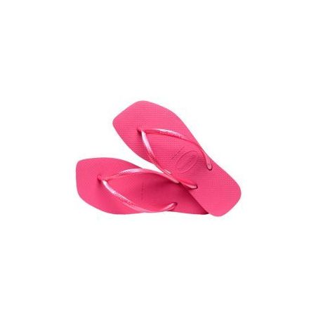 Sandália havaianas slim square rosa flux tamanho 35/36