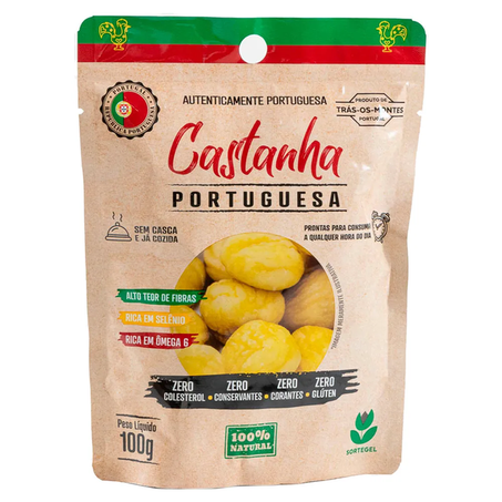 CASTANHA  PORTUGUESA PRE COZ SORTEGEL 100G