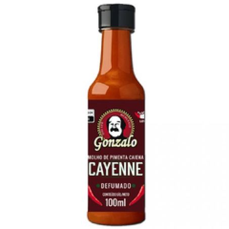 Molho de pimenta cayenne gonzalo defumada 100ml