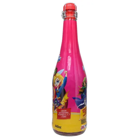 Espumante spunch 660ml zero alcool liga da justica 360-10