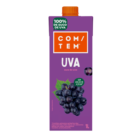 SUCO COM/TEM UVA TP 1L