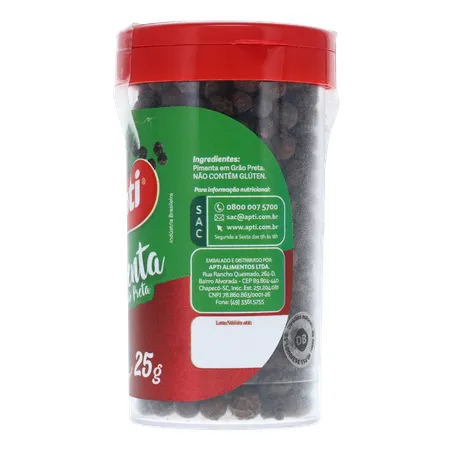 Pimenta apti preta em grao 25g 360-8