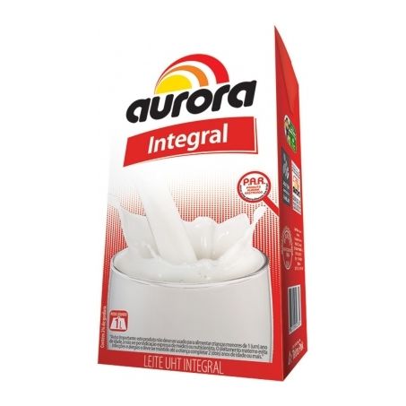 Leite aurora integral 1l