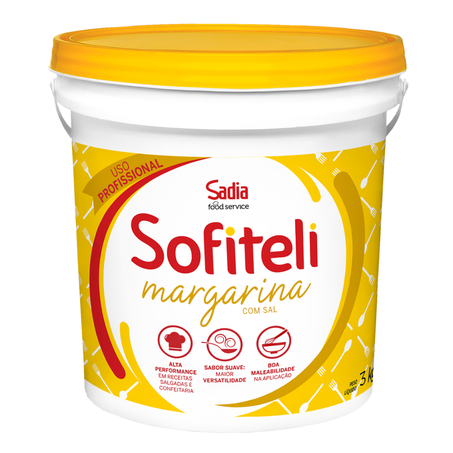 MARGARINA SOFITELI C/SAL 3KG