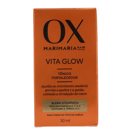Tônico Capilar Fortalecedor Mari Maria Ox Vita Glow Frasco com 30Ml 360-0