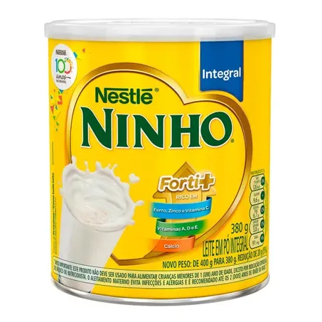 Leite em po ninho integral inst lt 380g