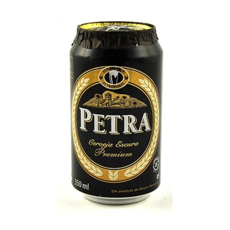 Cerveja Petra Schwarzbier Escura Premium Lata 350ML