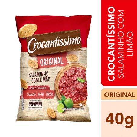 SNACK DE TRIGO SALAMINHO COM LIMÃO CROCANTÍSSIMO ORIGINAL