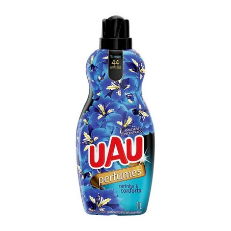 Amaciante concentrado uau carinho e comforto 1l*