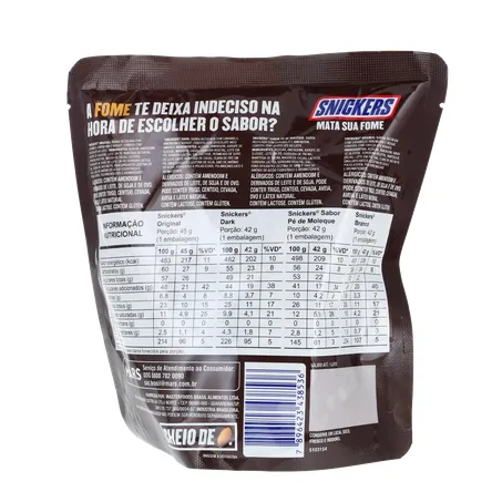 Chocolate Snickers Variedades Pacote 171g 
  360-19