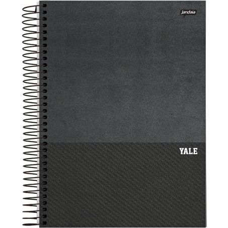 CADERNO ESPIRAL JANDAIA CAPA DURA 1 MATERIA 96 FOLHAS YALE SORTIDO