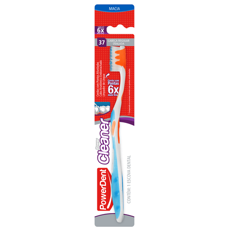 ESCOVA DENTAL POWERDENT CLEANER SUPER MACIA UN