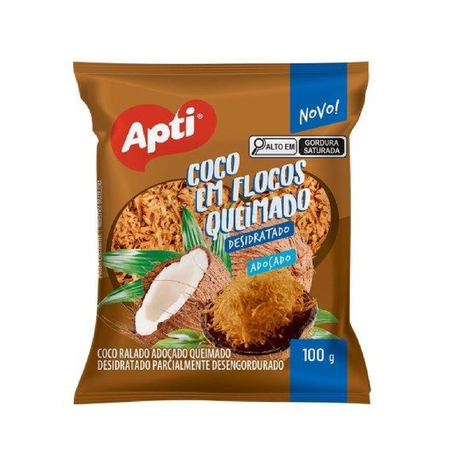 Coco Ralado Apti 100g Queimado