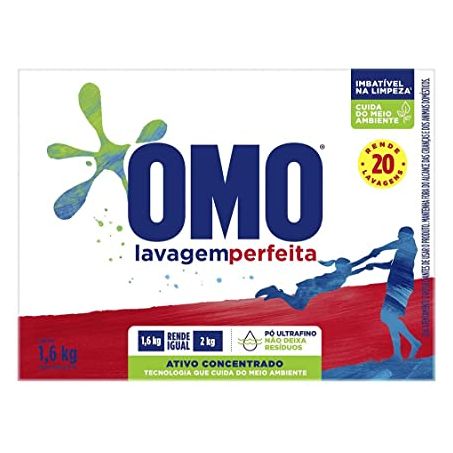Lava roupas po omo lavagem perfeita promo 1.6kg