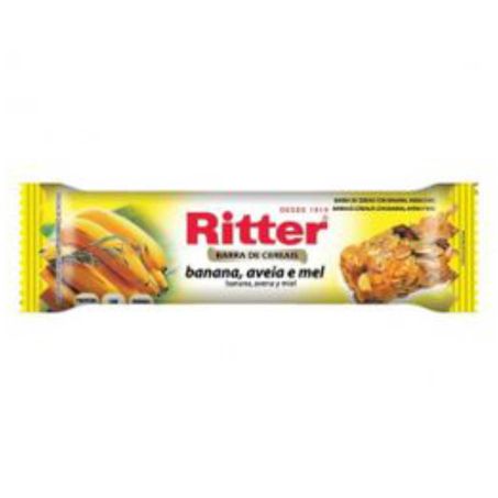 CEREAL BAR RITTER BANANA AVEI MEL LIGHT 25G
