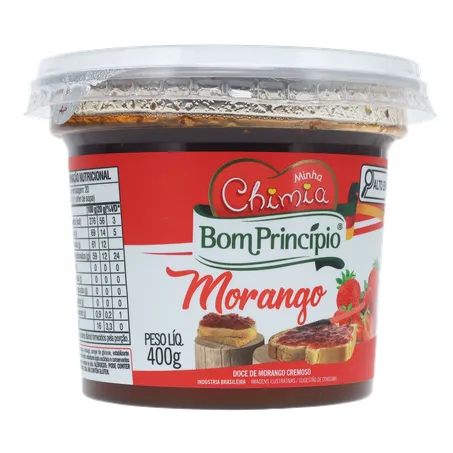 DOCE CREMOSO BOM PRINCÍPIO MORANGO POTE 400G 360-34