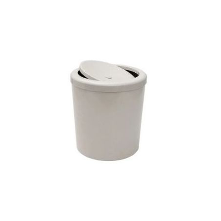 LIXEIRA BASCULANTE ROTAPLAST COM TAMPA MARMORE
