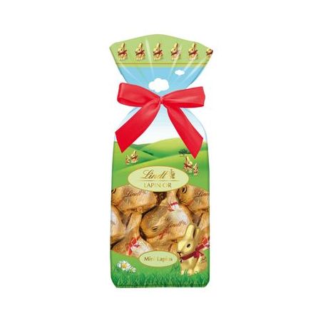 CHOCOLATE LINDT 120G GOLD BUNNY BAG AO LEITE PASCOA