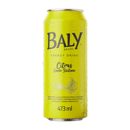 Energético Baly Sabor Citrus 473ml
