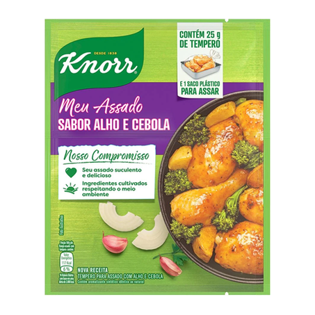 TEMP KNORR MEU ASSADO FRANGO SABOR ALHO/CEB 25G