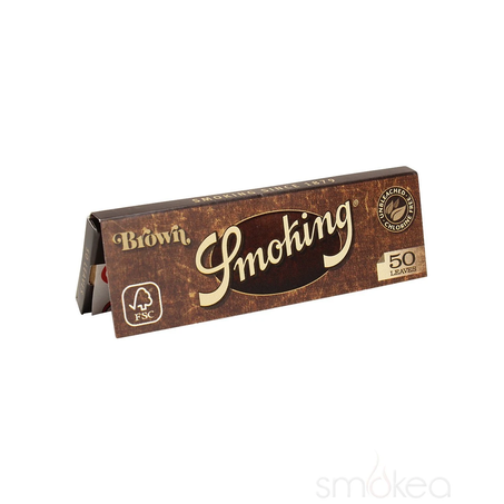 PAPEL FUMO SMOKING BROWN 1 1/4 50FLS