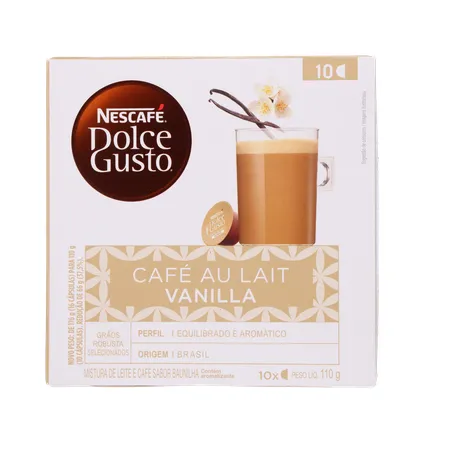 CAFÉ CÁPSULAS DOLCE GUSTO BAUNILHA C/10 UNIDADES 360-0