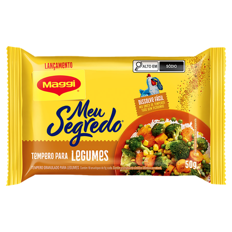 Tempero Maggi Meu Segredo para Legumes 50G