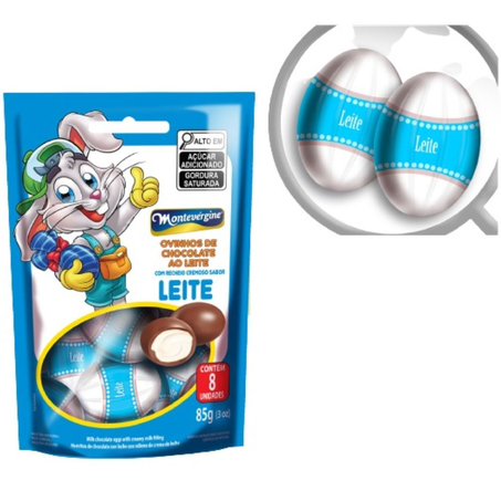 Chocolate Montevergine Mini Ovos Leite 85G