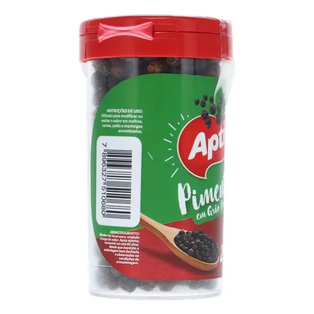 Pimenta apti preta em grao 25g 360-30
