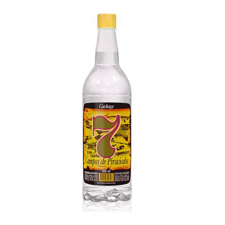 AGUARDENTE 7 CAMPOS PIRACICABA PVC 966ML