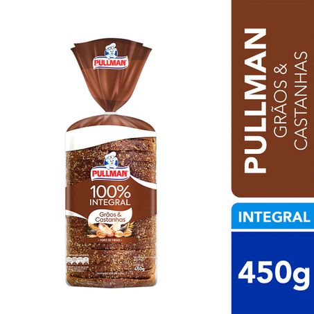 Pão Integral Grãos & Castanhas Pullman