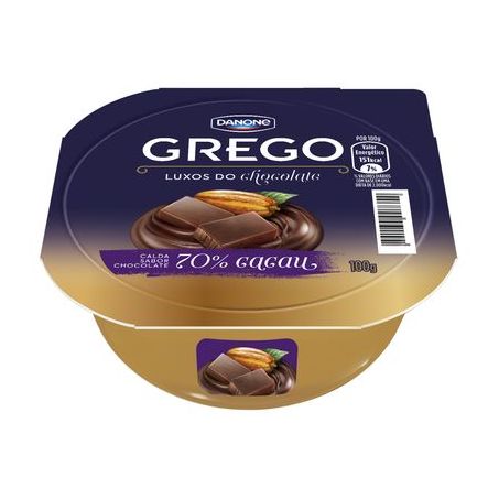 Iogurte Grego Danone 70% Cacau 100G